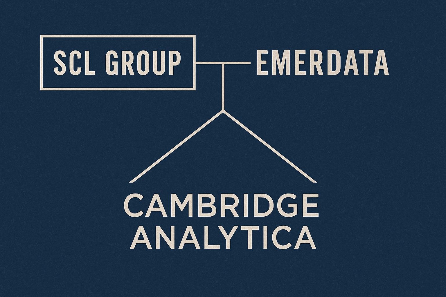 SCL Group, Emerdata, and the network behind Cambridge Analytica