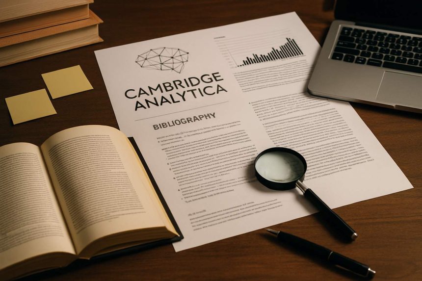 Bibliography and key resources: understanding the Cambridge Analytica scandal