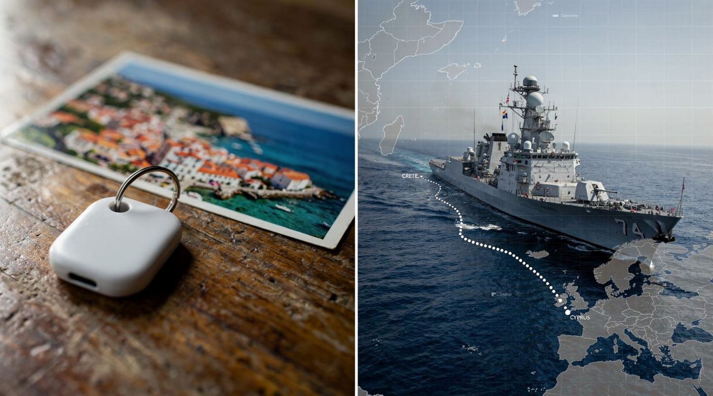Dutch journalist tracked €500 million warship using €5 Bluetooth tracker hidden in postcard