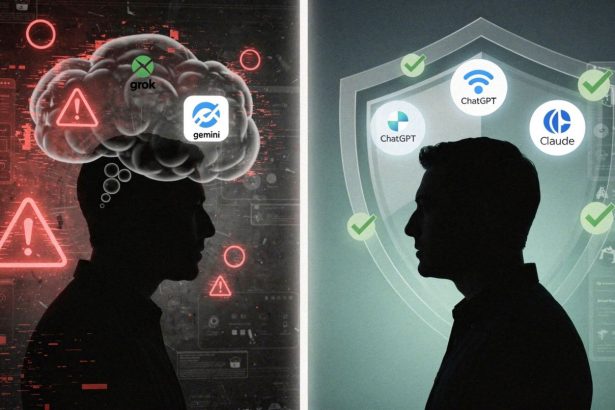 Grok and Gemini encouraged delusions in vulnerable users — ChatGPT and Claude refused to play along