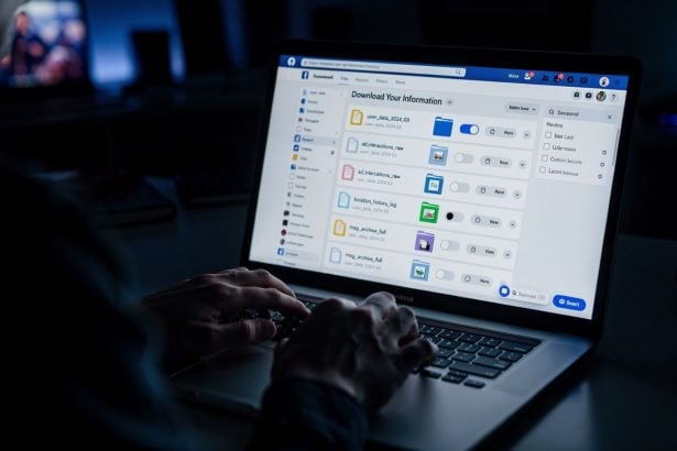 download facebook data delete