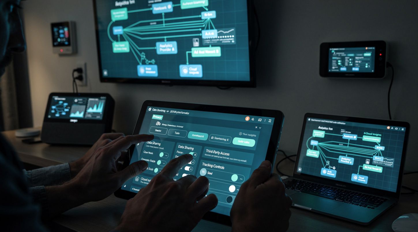 smart home devices data sharing companies