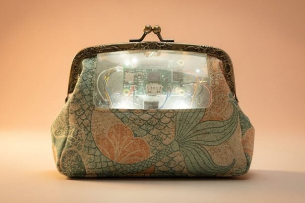 TikTok creator @ubeboobey's mermaid purse cyberdeck just sparked a viral movement of hidden computers disguised as art