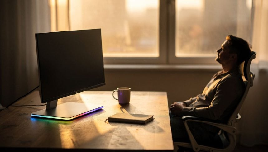 Nanoleaf just turned your monitor stand into a 550-lumen desk light—and it costs $169.99